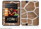 Giraffe 02 Decal Style Skin fits 2012 Amazon Kindle Fire HD 7 inch