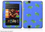 Turtles Decal Style Skin fits 2012 Amazon Kindle Fire HD 7 inch