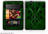 Abstract 01 Green Decal Style Skin fits 2012 Amazon Kindle Fire HD 7 inch