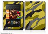 Camouflage Yellow Decal Style Skin fits 2012 Amazon Kindle Fire HD 7 inch