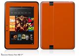 Solids Collection Burnt Orange Decal Style Skin fits 2012 Amazon Kindle Fire HD 7 inch