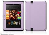 Solids Collection Lavender Decal Style Skin fits 2012 Amazon Kindle Fire HD 7 inch