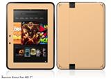 Solids Collection Peach Decal Style Skin fits 2012 Amazon Kindle Fire HD 7 inch