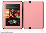 Solids Collection Pink Decal Style Skin fits 2012 Amazon Kindle Fire HD 7 inch