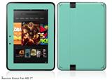 Solids Collection Seafoam Green Decal Style Skin fits 2012 Amazon Kindle Fire HD 7 inch