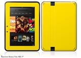 Solids Collection Yellow Decal Style Skin fits 2012 Amazon Kindle Fire HD 7 inch