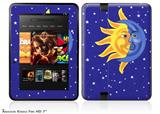 Moon Sun Decal Style Skin fits 2012 Amazon Kindle Fire HD 7 inch