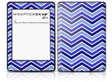 Zig Zag Blues - Decal Style Skin fits Amazon Kindle Paperwhite (Original)