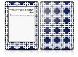 Boxed Navy Blue - Decal Style Skin fits Amazon Kindle Paperwhite (Original)