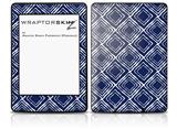 Wavey Navy Blue - Decal Style Skin fits Amazon Kindle Paperwhite (Original)