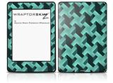 Retro Houndstooth Seafoam Green - Decal Style Skin fits Amazon Kindle Paperwhite (Original)