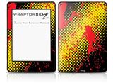 Halftone Splatter Yellow Red - Decal Style Skin fits Amazon Kindle Paperwhite (Original)