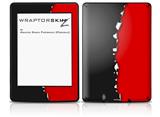 Ripped Colors Black Red - Decal Style Skin fits Amazon Kindle Paperwhite (Original)