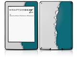 Ripped Colors Gray Seafoam Green - Decal Style Skin fits Amazon Kindle Paperwhite (Original)