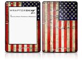Painted Faded and Cracked USA American Flag - Decal Style Skin fits Amazon Kindle Paperwhite (Original)