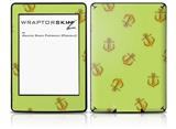 Anchors Away Sage Green - Decal Style Skin fits Amazon Kindle Paperwhite (Original)