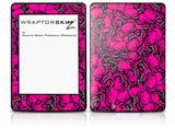 Scattered Skulls Hot Pink - Decal Style Skin fits Amazon Kindle Paperwhite (Original)