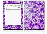 Scattered Skulls Purple - Decal Style Skin fits Amazon Kindle Paperwhite (Original)