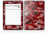 HEX Mesh Camo 01 Red Bright - Decal Style Skin fits Amazon Kindle Paperwhite (Original)