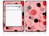 Lots of Dots Red on Pink - Decal Style Skin fits Amazon Kindle Paperwhite (Original)