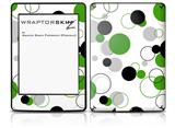 Lots of Dots Green on White - Decal Style Skin fits Amazon Kindle Paperwhite (Original)