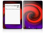 Alecias Swirl 01 Red - Decal Style Skin fits Amazon Kindle Paperwhite (Original)