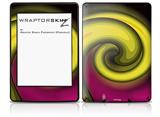 Alecias Swirl 01 Yellow - Decal Style Skin fits Amazon Kindle Paperwhite (Original)