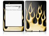 Metal Flames Yellow - Decal Style Skin fits Amazon Kindle Paperwhite (Original)
