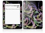 Neon Swoosh on Black - Decal Style Skin fits Amazon Kindle Paperwhite (Original)