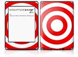 Bullseye Red and White - Decal Style Skin fits Amazon Kindle Paperwhite (Original)