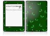 Christmas Holly Leaves on Green - Decal Style Skin fits Amazon Kindle Paperwhite (Original)