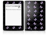 Pastel Butterflies Purple on Black - Decal Style Skin fits Amazon Kindle Paperwhite (Original)