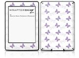 Pastel Butterflies Purple on White - Decal Style Skin fits Amazon Kindle Paperwhite (Original)