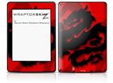 Oriental Dragon Black on Red - Decal Style Skin fits Amazon Kindle Paperwhite (Original)