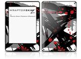 Abstract 02 Red - Decal Style Skin fits Amazon Kindle Paperwhite (Original)
