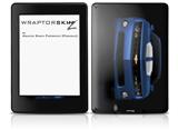 2010 Chevy Camaro Aqua - White Stripes on Black - Decal Style Skin fits Amazon Kindle Paperwhite (Original)