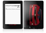 2010 Chevy Camaro Jeweled Red - Black Stripes on Black - Decal Style Skin fits Amazon Kindle Paperwhite (Original)