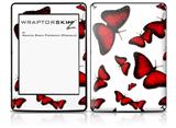 Butterflies Red - Decal Style Skin fits Amazon Kindle Paperwhite (Original)