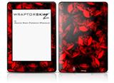 Skulls Confetti Red - Decal Style Skin fits Amazon Kindle Paperwhite (Original)