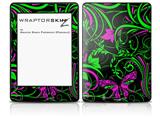 Twisted Garden Green and Hot Pink - Decal Style Skin fits Amazon Kindle Paperwhite (Original)