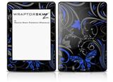 Twisted Garden Gray and Blue - Decal Style Skin fits Amazon Kindle Paperwhite (Original)