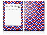 Zig Zag Red White and Blue - Decal Style Skin fits Amazon Kindle Paperwhite (Original)