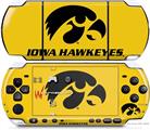 Sony PSP 3000 Decal Style Skin - Iowa Hawkeyes Black on Gold