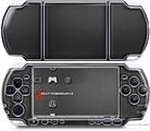 Sony PSP 3000 Decal Style Skin - Carbon Fiber and Chrome