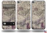Pastel Abstract Gray and Purple Decal Style Vinyl Skin - fits Apple iPod Touch 5G (IPOD NOT INCLUDED)