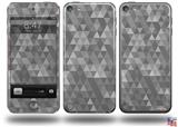 Triangle Mosaic Gray Decal Style Vinyl Skin - fits Apple iPod Touch 5G (IPOD NOT INCLUDED)
