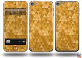 Triangle Mosaic Orange Decal Style Vinyl Skin - fits Apple iPod Touch 5G (IPOD NOT INCLUDED)