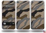 Camouflage Brown Decal Style Vinyl Skin - fits Apple iPod Touch 5G (IPOD NOT INCLUDED)