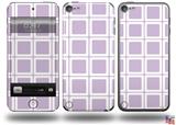 Squared Lavender Decal Style Vinyl Skin - fits Apple iPod Touch 5G (IPOD NOT INCLUDED)
