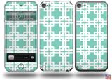 Boxed Seafoam Green Decal Style Vinyl Skin - fits Apple iPod Touch 5G (IPOD NOT INCLUDED)